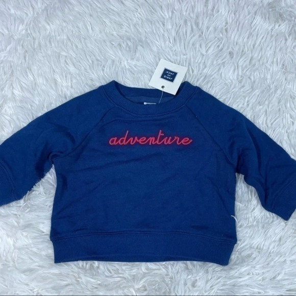 New Janie and Jack Pullover Sweatshirt Adenture Size 3 6 Months - Picture 1 of 8